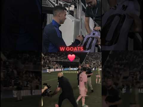 Messi and Ronaldo love their fans ❤️ thumbnail