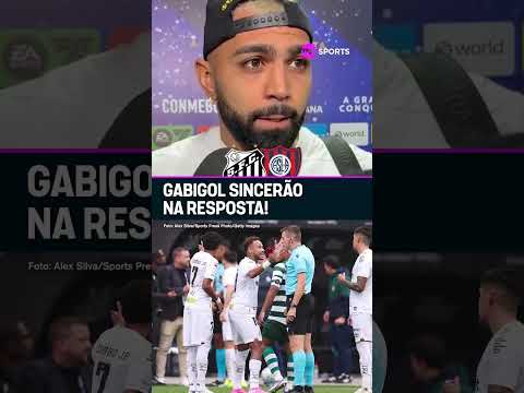 GABIGOL REBATEU O REPÓRTER DEPOIS DE JOGO RUIM DO SANTOS! #shorts thumbnail