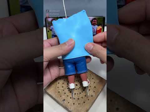 Part 2 ：Completing the Body of the Cheerful French Fry Boy | Handmade Clay Art thumbnail