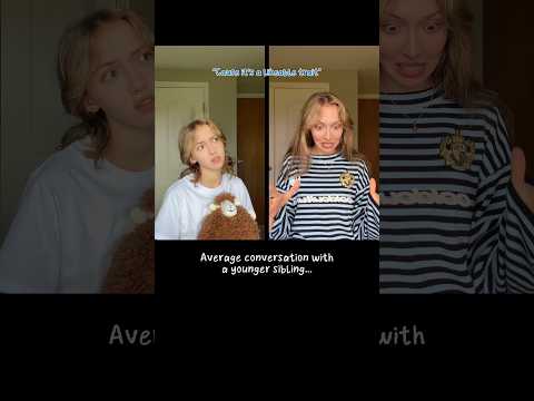 #pov Average conversation with a younger sibling… thumbnail