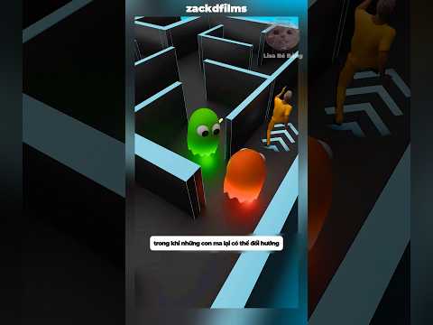 Nếu bạn vô tình bị thu nhỏ và hút vào trò chơi pac man thì chuyện gì sảy ra #shorts #facts thumbnail