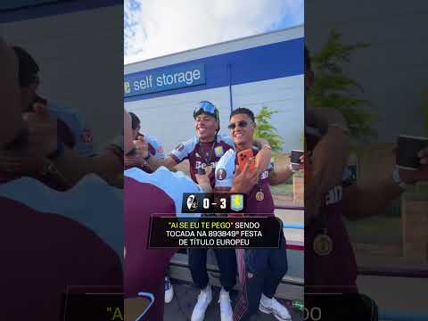 E A FESTA DO ASTON VILLA NÃO PARAAAAAAA ?????? #shorts thumbnail