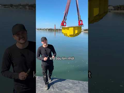 dùng siêu nam châm để vớt kho báu dưới hồ thumbnail