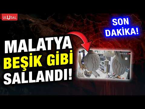 Malatya 5.6 büyüklüğünde depremle sallandı! Vatandaşlar sokağa döküldü! İşte anbean yaşananlar... thumbnail