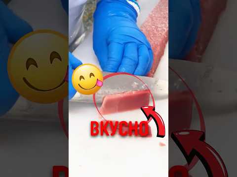 🍣 Как сохраняют вкус тунца для сашими! #тунец #сашими #рыба thumbnail