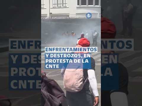 CNTE eleva nivel de violencia en protestas en la CDMX a 10 días de que inicie el Mundial #shorts thumbnail