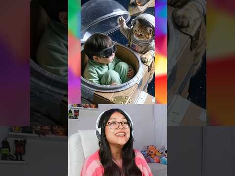 GATITO ASTRONAUTA SALVA A SU MEJOR AMIGO @mokomaru_10 #curiosidades #humor thumbnail
