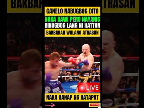 CANELO-HATTON NADUROG DITO SI CANELO, PERO NAKA GANTI INALOG SI HATTON! thumbnail