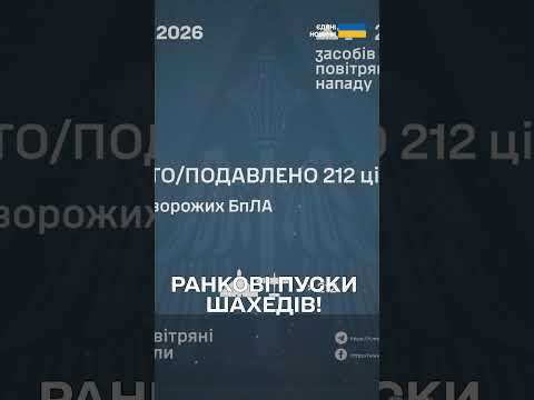 Атака просто зараз! ПУСКИ ШАХЕДІВ з Півночі та Сходу! thumbnail