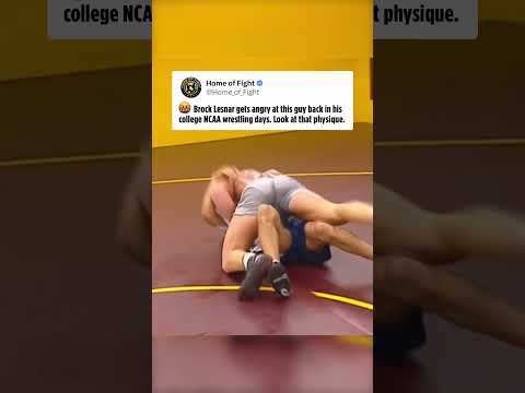 ?Brock Lesnar was a serious BEAST back in his college days! #brocklesnar thumbnail