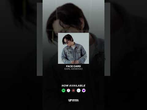 Earl Generao’s “FACE CARD” is about beauty, attraction & irresistible charm✨ thumbnail