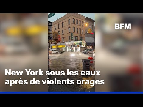 États-Unis: de spectaculaires inondations à New York thumbnail