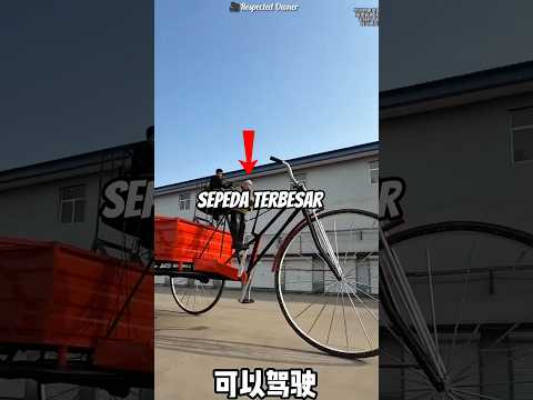 Membuat sepeda terbesar?#shorts thumbnail