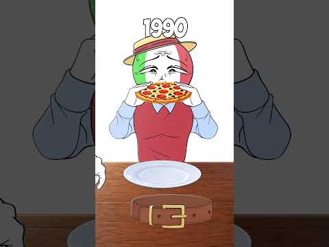 1980 VS 2026 ITALY 🍕 #countryhumans thumbnail