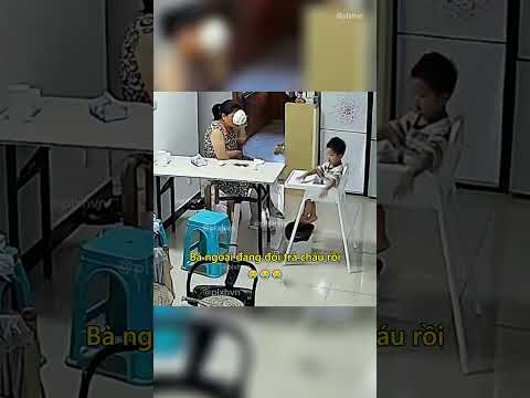 Bà ngoại đang đòi trả cháu rồi 😂 #giadinh #treem #haihuoc #giaitri #shorts thumbnail