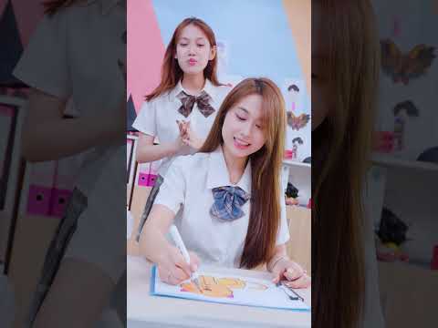 Who Is the Real Drawing Master? Boy or Girl? 🏆🎨 #anhchinh #kpop#drawingtricks #drawing #art #tricks thumbnail