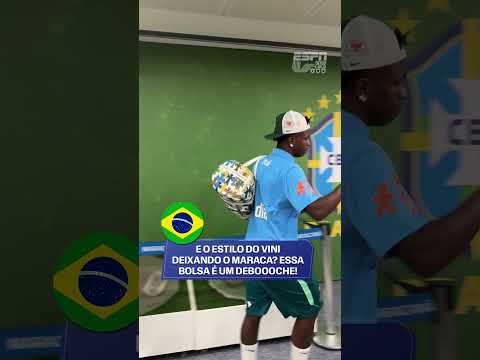 ESTILO? VINI JR MOSTROU QUE TEM DE SOBRA NA SAÍDA DA SELEÇÃO BRASILEIRA!✨🇧🇷🔥 thumbnail