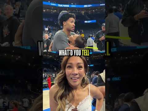 Dylan Harper’s mom, Maria Harper, breaks down her message to him during their postgame embrace ❤️ thumbnail