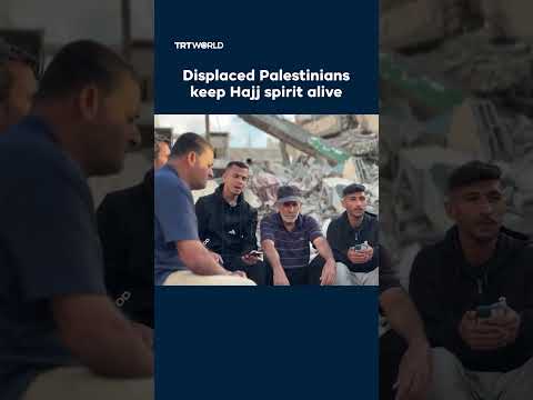 Amid Gaza's rubble, Palestinians recreate the spirit of Hajj through nasheeds thumbnail