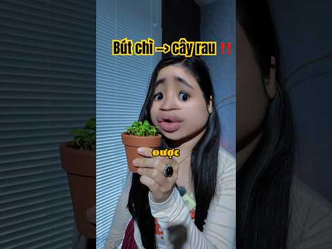 Khi Tui Hô Biến Cây Bút Bì Mọc Ra Cây Độc Lạ  😱 #shorts || Yến Nồi Cơm Điện thumbnail