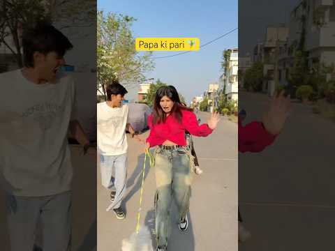 Papa ki pari 🧚 aa gai fir se 😵‍💫 || Jaanvi Patel #shorts thumbnail
