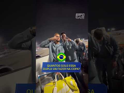 ESSA DUPLA! 🤩 NEYMAR E VINI JR. EMBARCANDO PARA OS EUA #shorts thumbnail