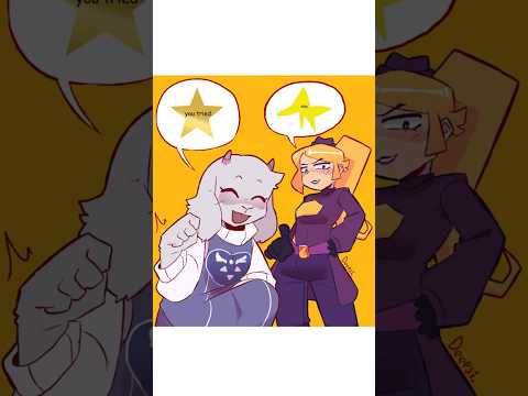 Toriel and Miss Information CHEER YOU UP? #gameoverse #undertale #undertalecomicdub #missinformation thumbnail
