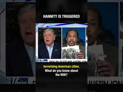 Justin Jones HUMILIATES Hannity Live 😳 #Politics #FoxNews #Shorts thumbnail