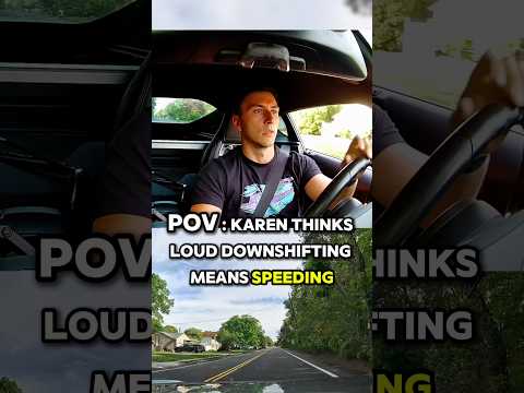 Karen Thinks Loud Downshifts Means I’m Speeding! #toyotasupra #toyota #supra #cars #bmw thumbnail