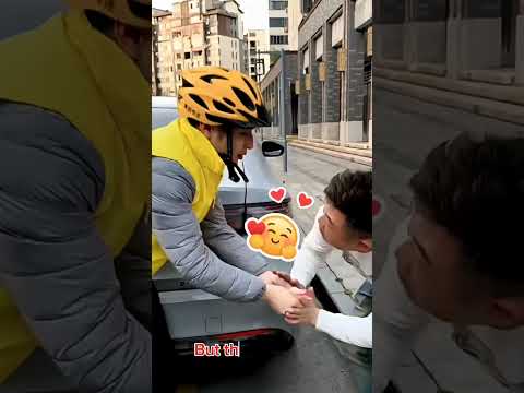 A small collision... but a big act of kindness #short,#kindness,#love thumbnail