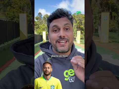 NEYMAR SEGUE COM A SELEÇÃO PARA TRATAR DA LESÃO | #shorts | ge.globo thumbnail