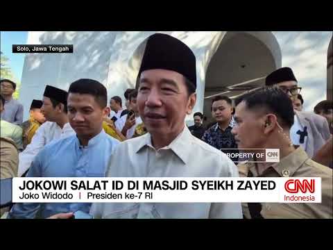 Jokowi Salat Id di Masjid Syeikh Zayed Solo thumbnail