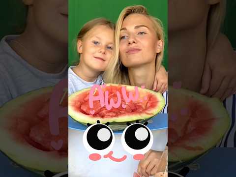 Food fruit 🍉 challenge ❤️ #shorts The best video by Tiktok Family thumbnail