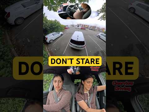 Don’t STARE at the camera 👁️👄👁️ #driving #car #learn #howto #reverse #camera #london #teacher thumbnail