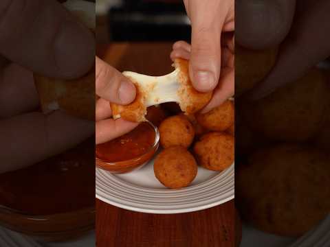 Pizza Potato BALLS! #pizza #potato thumbnail