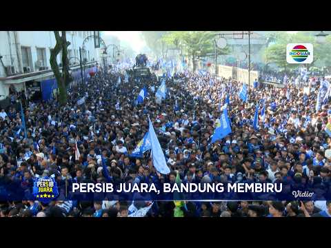 Lautan Bobotoh Teriakkan "Juara! Juara!" Saat Sapa Langsung Para Pemain Persib! | Pawai Per5ib Juara thumbnail