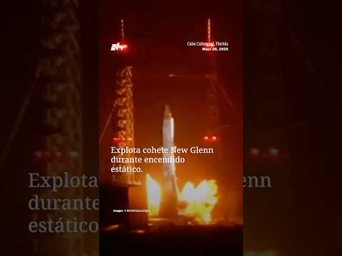 Explota cohete New Glenn durante encendido estático | N+ thumbnail