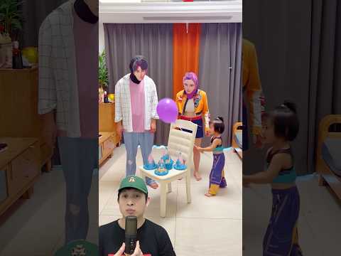 PAPA BANTU KELUARIN BALON ADIK DARI KURSI‼️? @PresentHunt #remix #dubbing #trending thumbnail