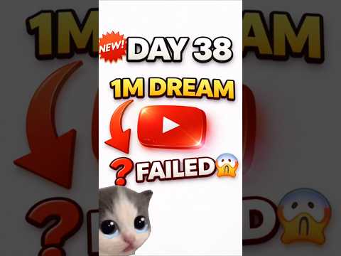Mission 1M Day 38 | My YouTube Jourany 650 subs ? | daily yt vlog #youtubejourney #mission1mwithyou thumbnail