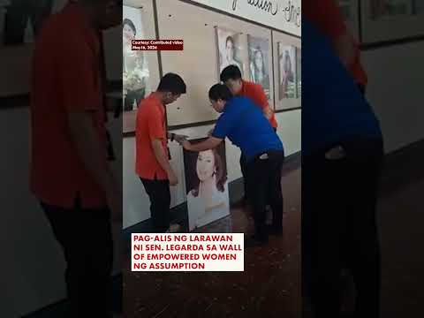 Assumption College, tinanggal ang larawan ni Sen  Legarda sa Wall of Empowered Women thumbnail