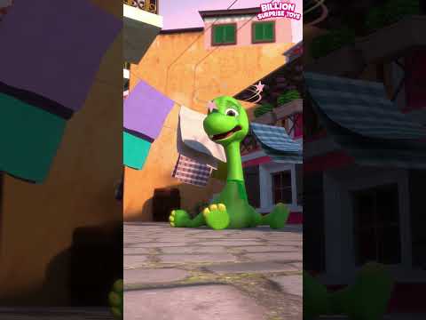 Silly Dino Adventure With Sweet Surprises 🍭 #CartoonKids #FunMoments #KidsShorts thumbnail
