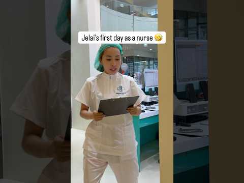 My first and last day at work as a nurse 👩‍⚕️ 😭 #JelaiAndres thumbnail