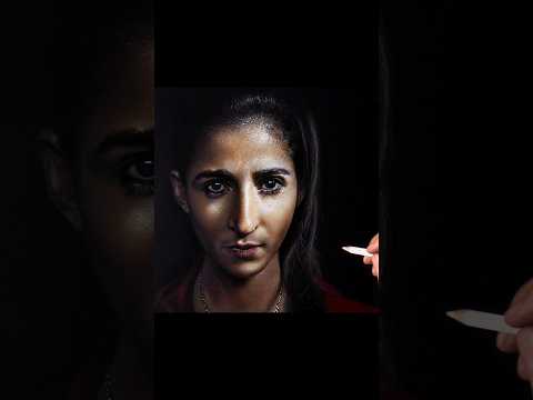 Alba Flores portrait #drawing #art thumbnail