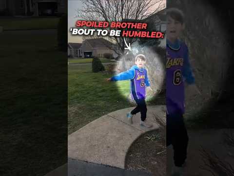 Older Brother Teaches Spoiled Brother a lesson thumbnail