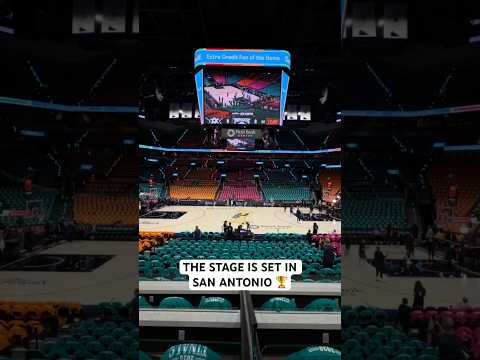 San Antonio is ready for Game 1 👀 thumbnail