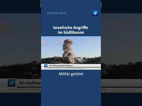 Erneut israelische Angriffe auf den Libanon #libanon #israel #angriffe #tagesschau #news thumbnail
