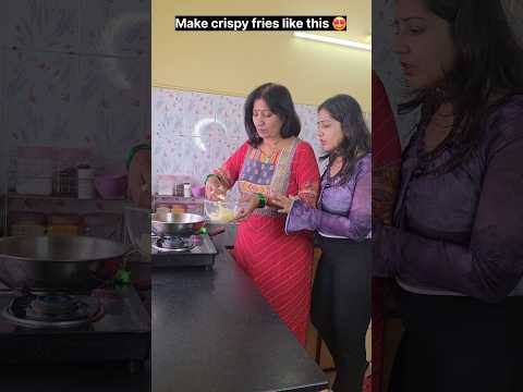 "Hotel style crispy french fries bana diya." 😲😊🤩 #relatable #trending #shorts thumbnail