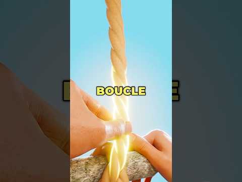 Comment fabriquer une échelle de corde avec un bâton 😮 thumbnail
