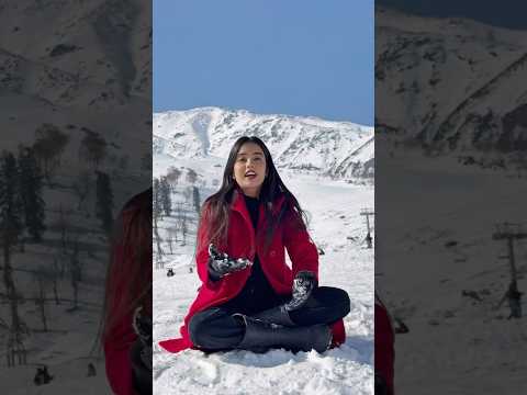 kashmir ki barf….? #payalpanchal #kashmir #shorts #comedy thumbnail