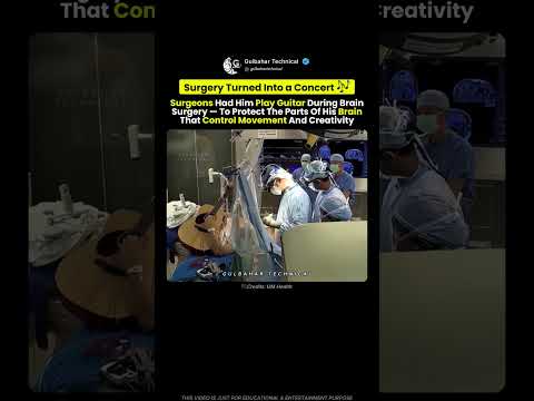 He Played Guitar While Awake During Brain Surgery 😳🎸 thumbnail